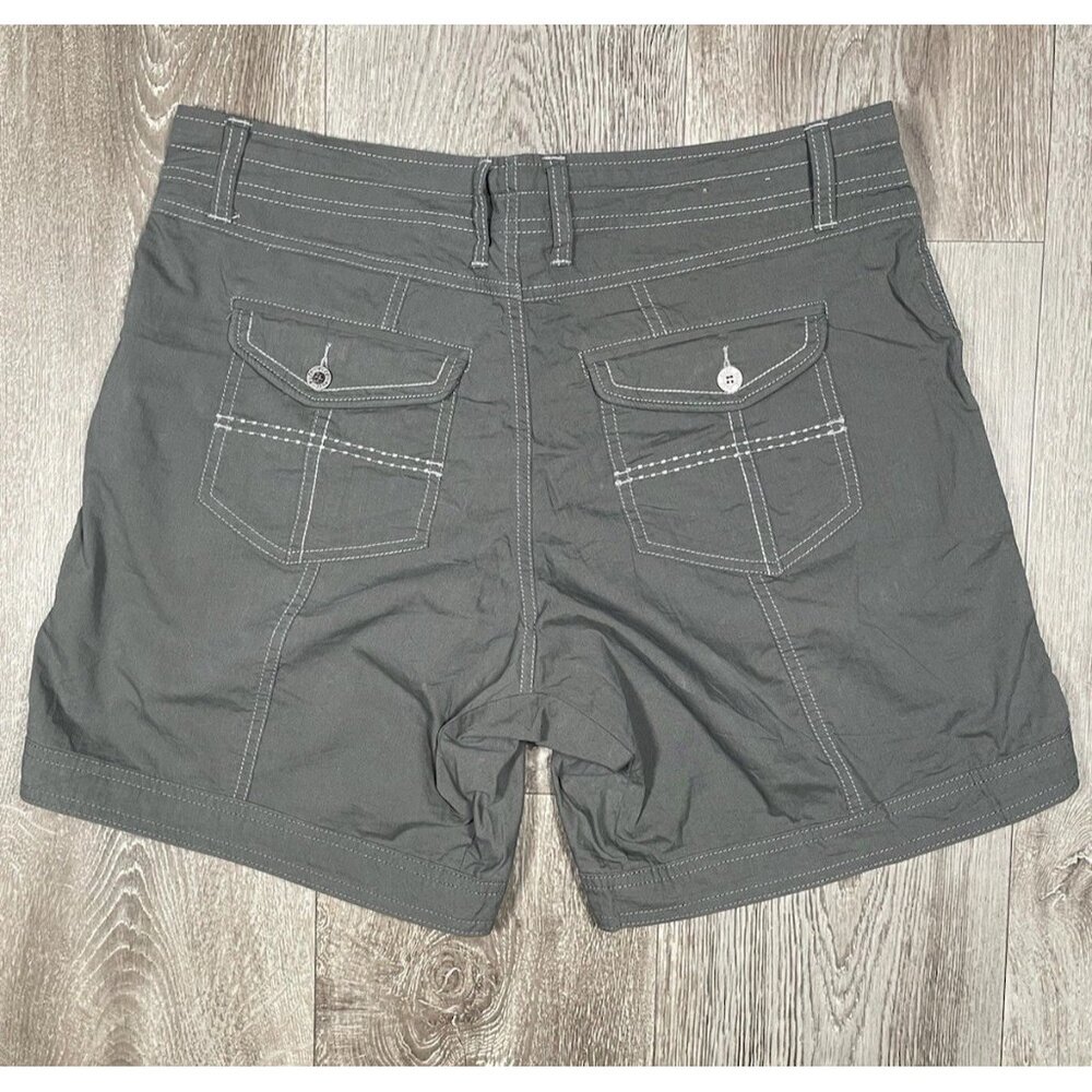 Kuhl Kontra Green Gray Hiking Shorts Inseam 6” - Women Size 10 - Picture 7 of 11